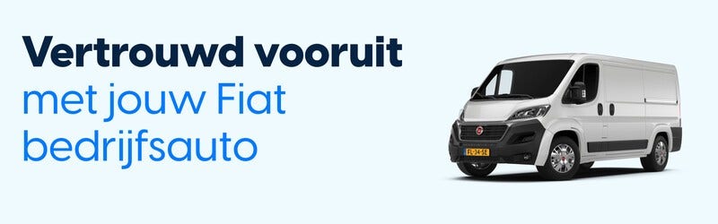 Vertrouwd vooruit met jouw Fiat bedrijfsauto