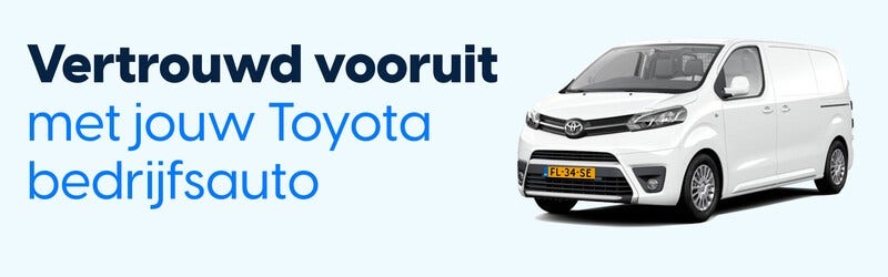 Vertrouwd vooruit met jouw Toyota bedrijfsauto